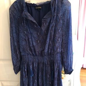 Banana Republic snake print dress